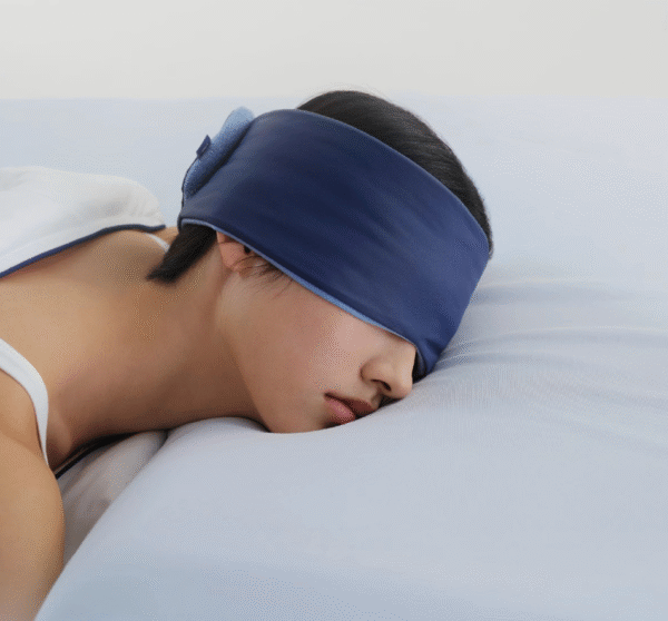 Travellite Reversible Zero-Pressure Travel Sleep Mask — Adjustable, Cooling & Soft, All-Season Comfort