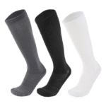 Travellite Knee-High Compression Socks (15 mmHg) — Breathable, Anti-Odor, High-Stretch Support for Travel & Sports
