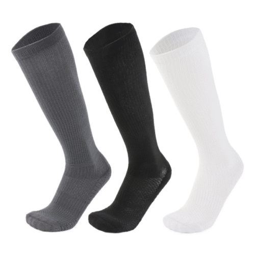 Travellite Knee-High Compression Socks (15 mmHg) — Breathable, Anti-Odor, High-Stretch Support for Travel & Sports
