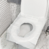 Flushable Disposable Toilet Seat Covers(6 Packs, 10 Sheets per Pack) — Travel-Friendly, Full-Coverage Hygienic Seat Protectors